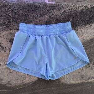 Asics Women's Light Blue Athletic Shorts